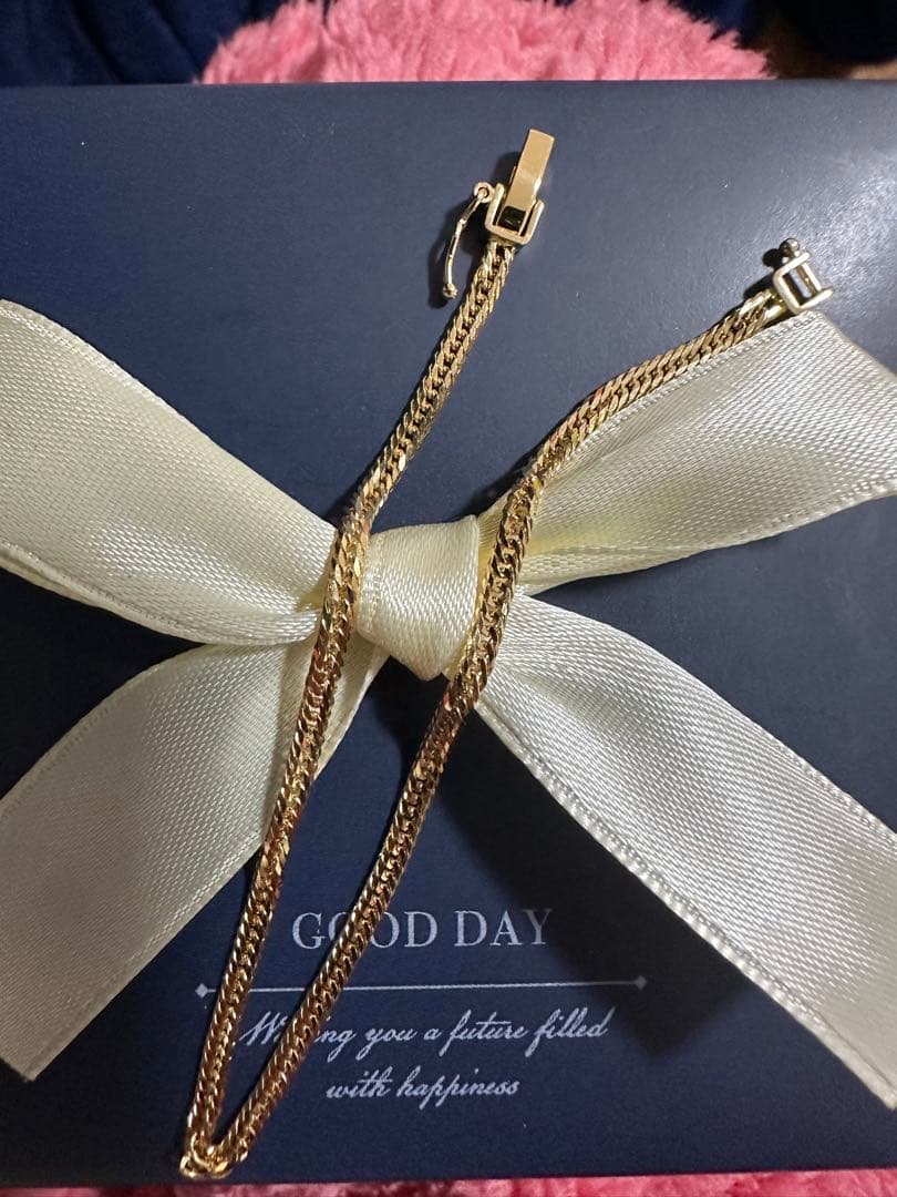 K18YG 12カット トリプルキヘイ ブレスレット 17cm 3.04g