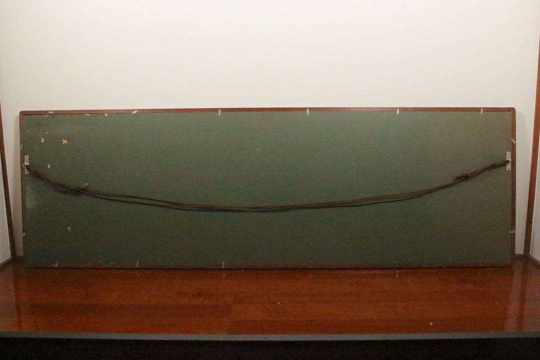 No4738 扁額装 山岡鉄舟 六字書 紙本 書画 古筆 仏画 古美術 送料無料