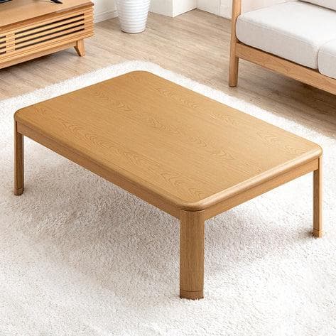 ［120×80cm］傷に強いUV塗装 こたつ テーブル 石英管ヒーター 継ぎ脚 120×80cm］傷に強いUV塗装 こたつ テーブル単品 長方形 600W ハロゲン
