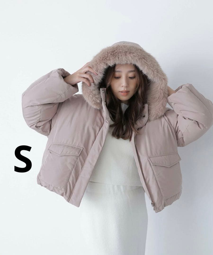 ナチュラルビューティーベーシック フードファーショートダウン - メルカリ