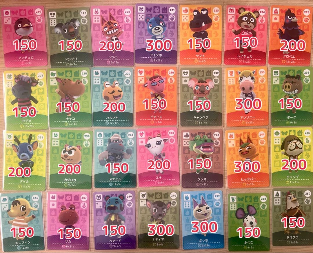 あつまれどうぶつの森　amiiboカード　【バラorまとめ◎】