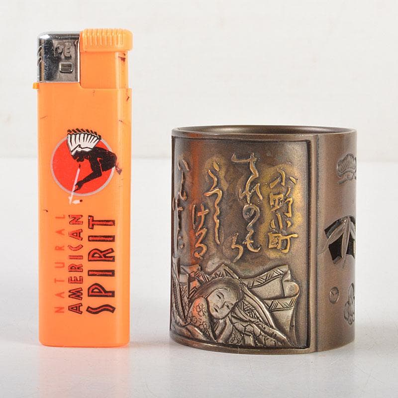 茶道具 高岡銅器 金谷宗林作 三十六歌仙 蓋置 共箱 V 6814 - メルカリ