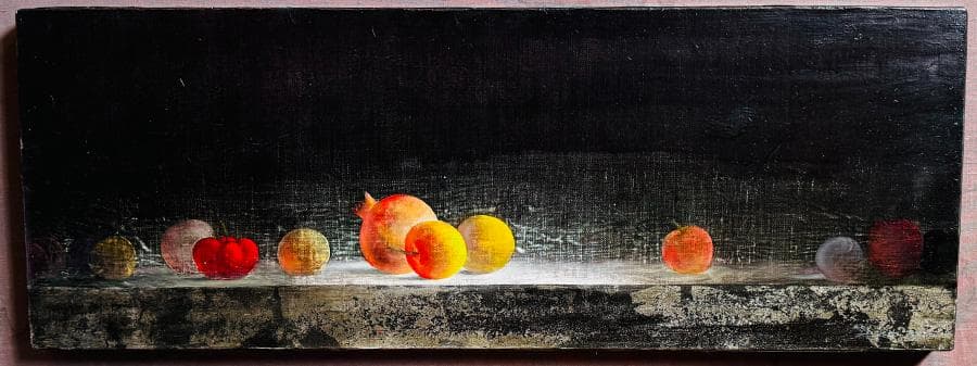 2001年 藤井武 油彩 F22号 縦24cm 横66cm 世界に1枚の絵 - メルカリ