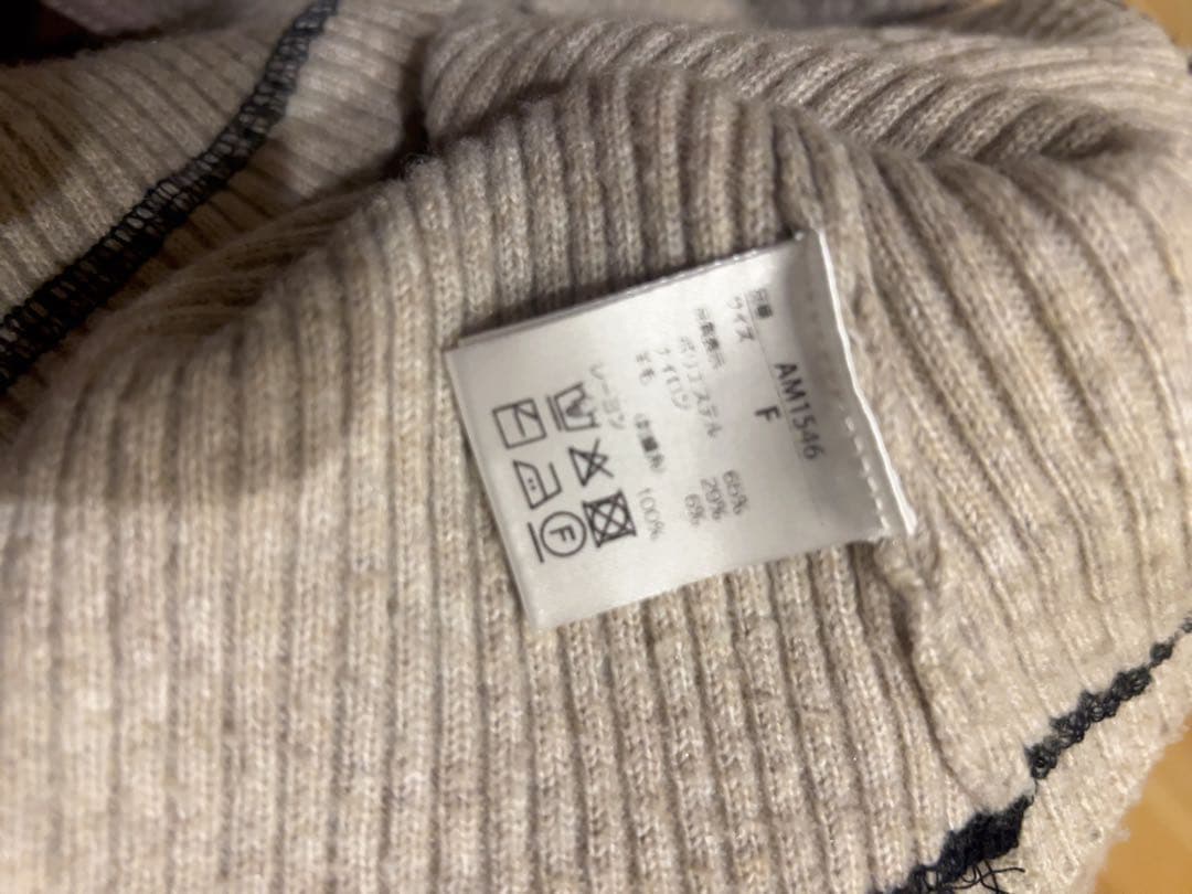 andmary Anita button knit tops beige - メルカリ