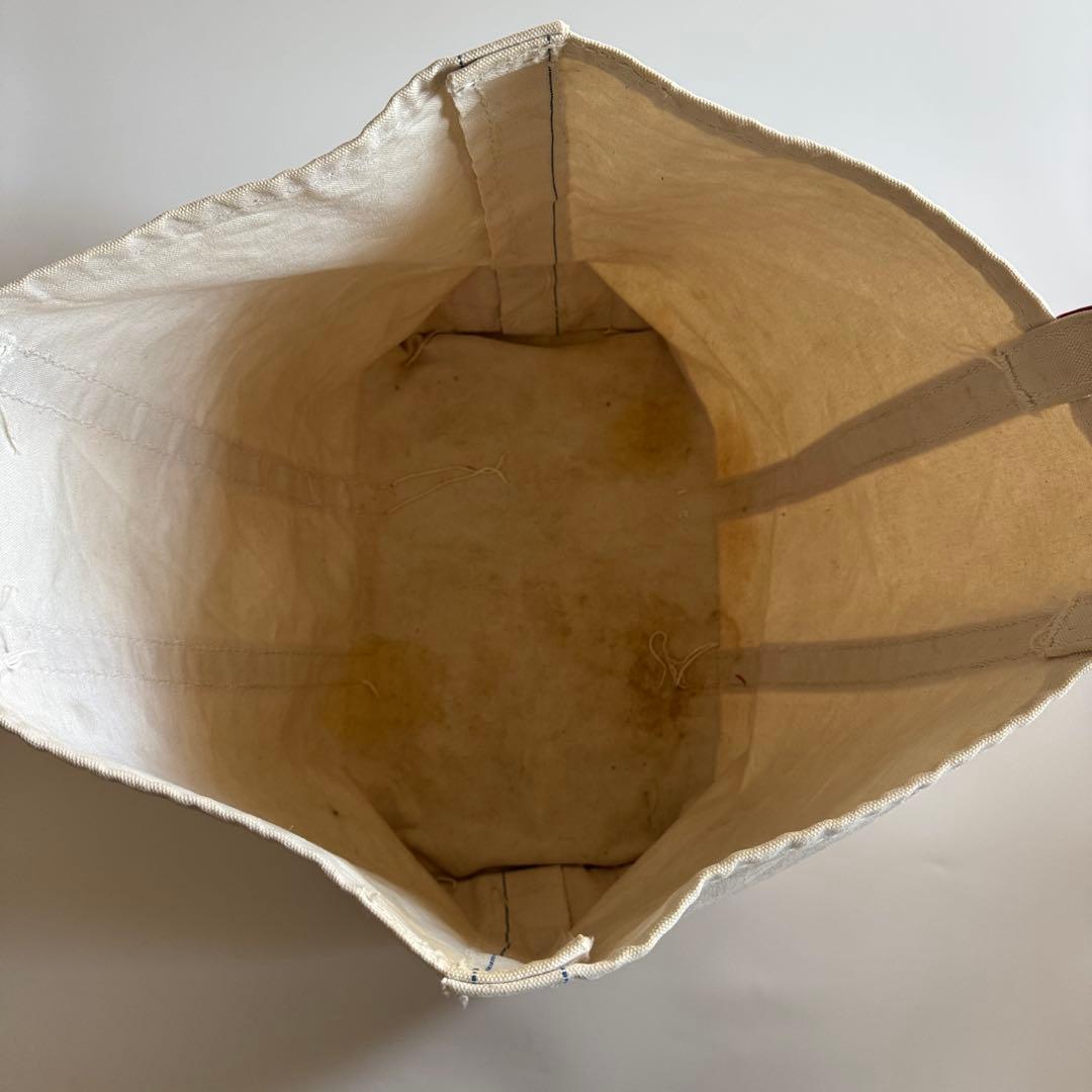 70s 80s L.L.Bean トートバッグ レッド タグなし