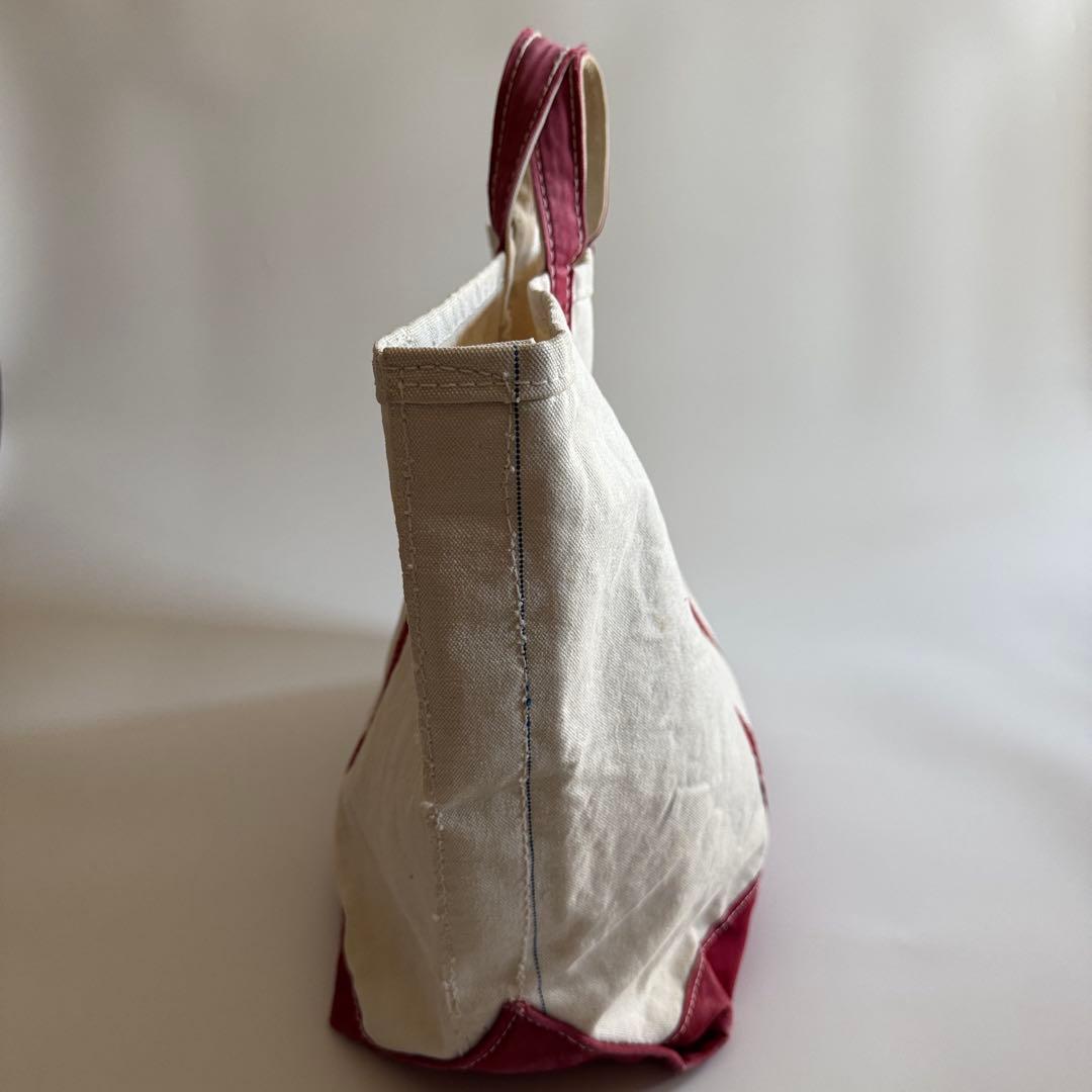 70s 80s L.L.Bean トートバッグ レッド タグなし