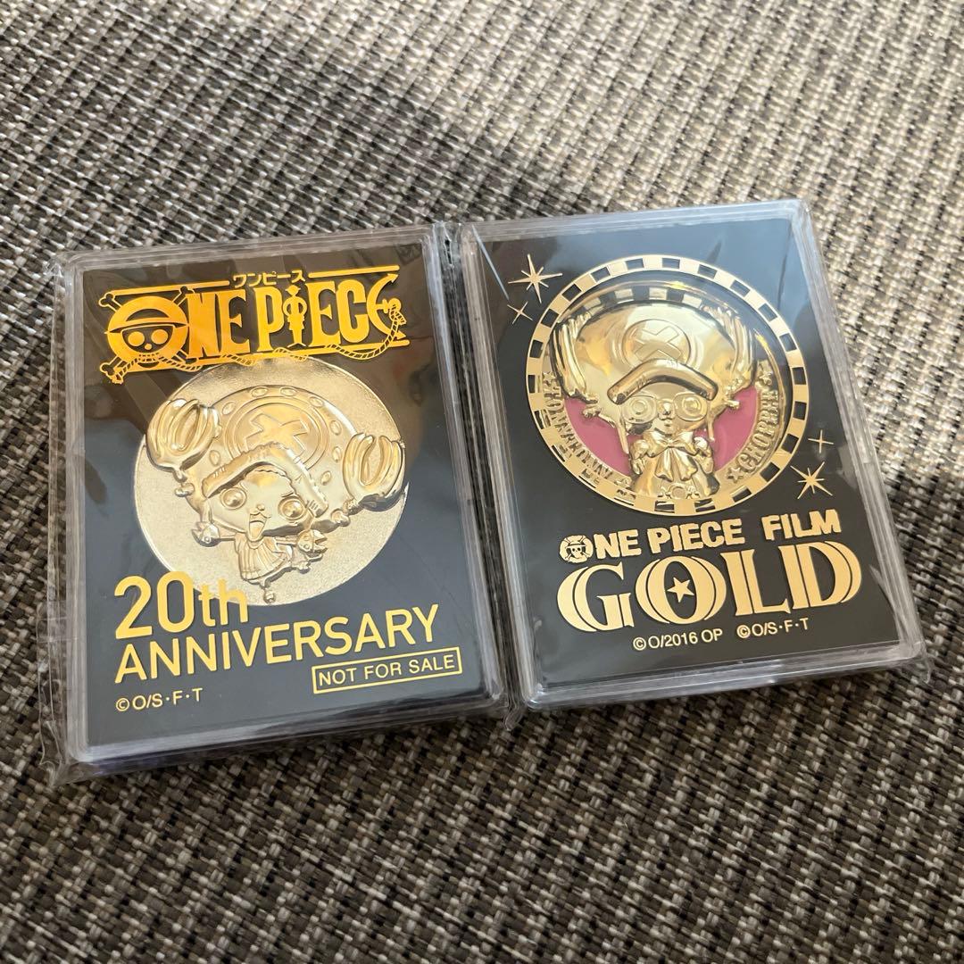 ワンピース 20周年記念メダル 渋谷限定 チョッパー、フィルムゴールド来場メダル ONE PIECE』連載20周年記念「純金製メダル」（販売価格￥200,000＋税