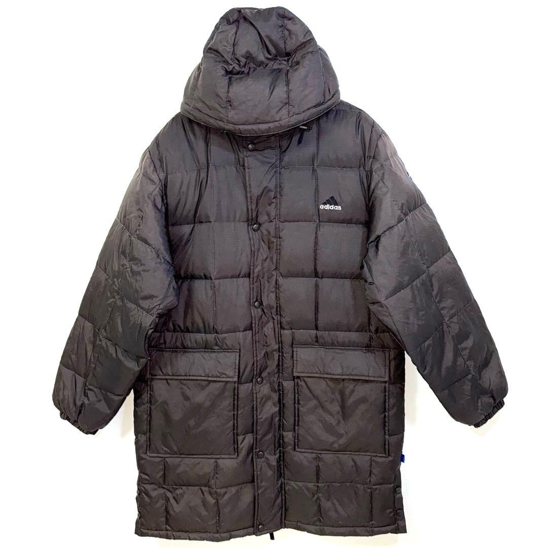 90s Vintage アディダス ベンチコート 茶色 L - メルカリ