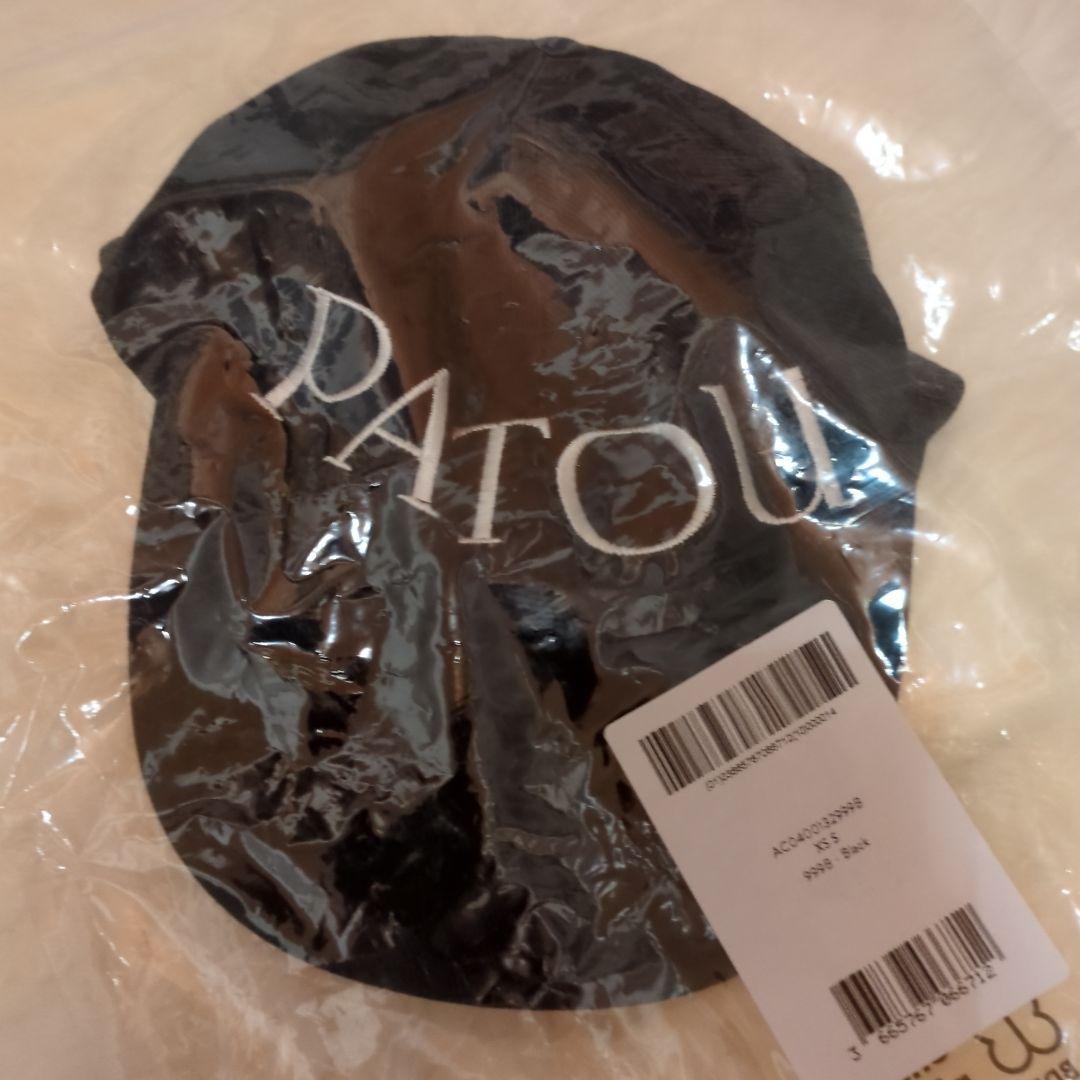 Patou パトゥ　ロゴキャップ　ブラック xs s 中古・古着通販】patou (パトゥ) キャップ ブラック｜ブランド・古着