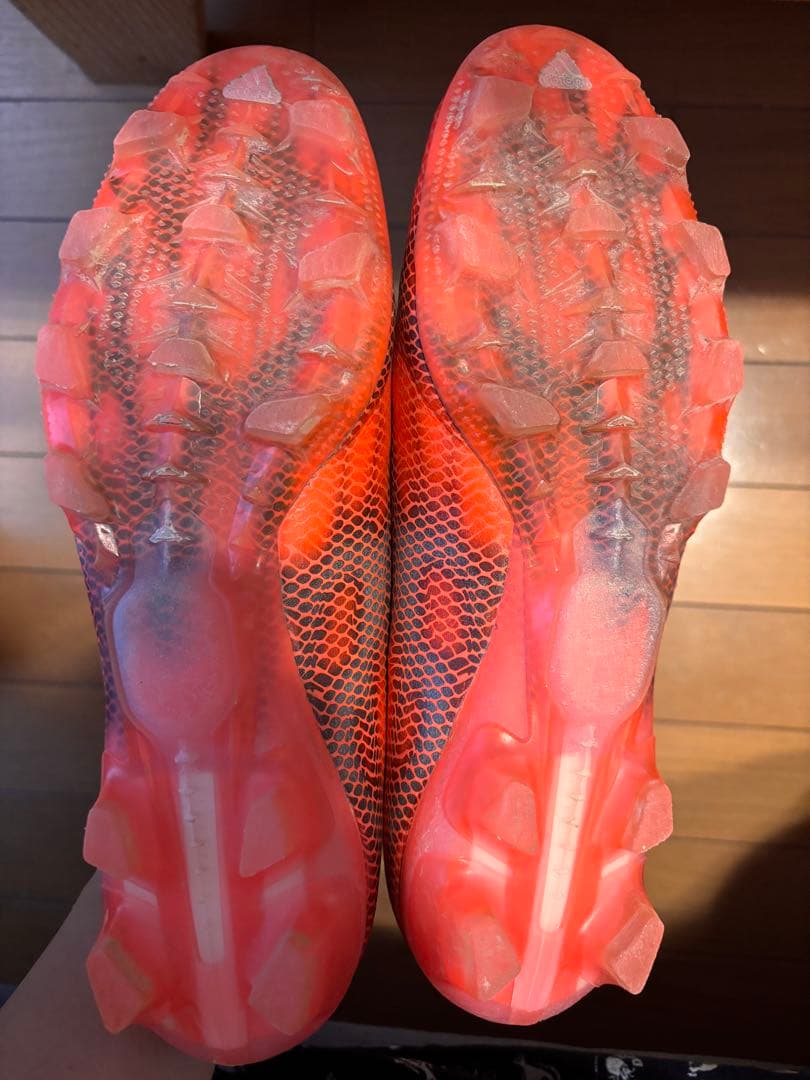 アディゼロ F50 HG 26.5cm ソーラーレッド×ランニングホワイト