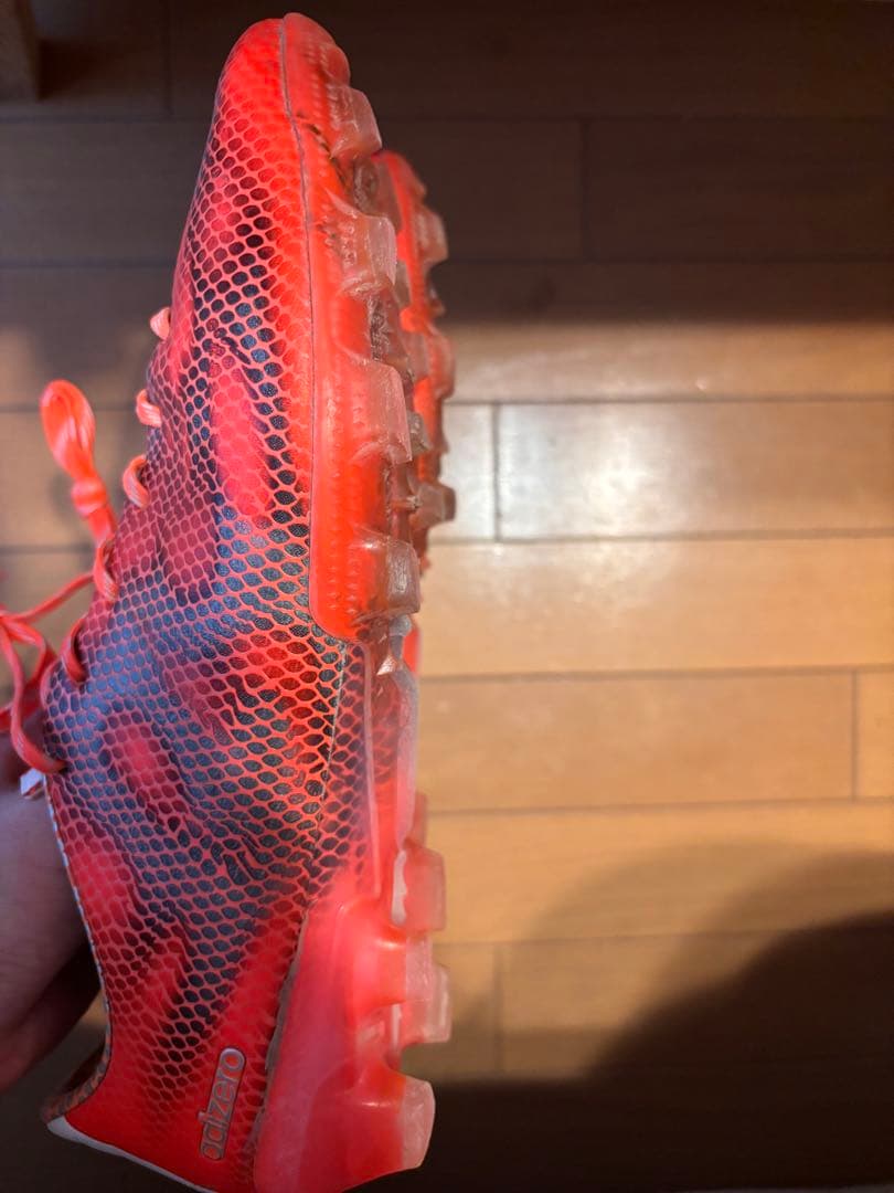 アディゼロ F50 HG 26.5cm ソーラーレッド×ランニングホワイト