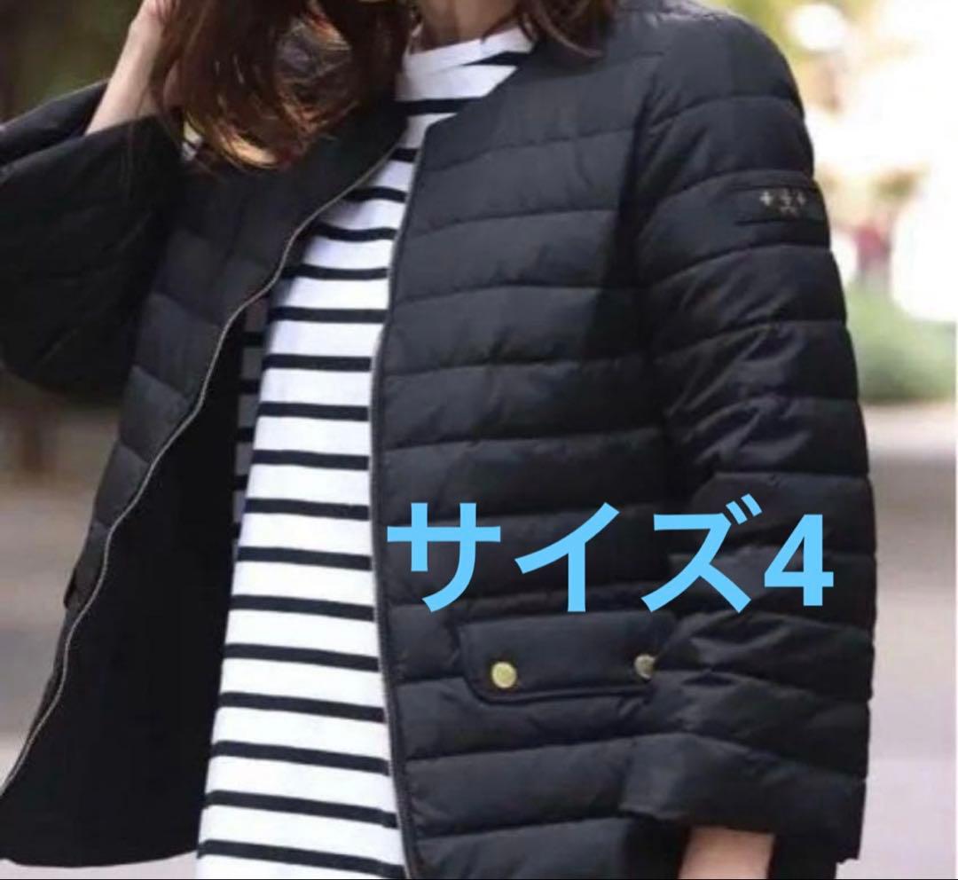 TATRAS スピノサ SUPINOSA ノーカラーダウン ブラック サイズ4 TATRAS (タトラス) BREVA ノーカラー ダウンジャケット TRLBREVA5