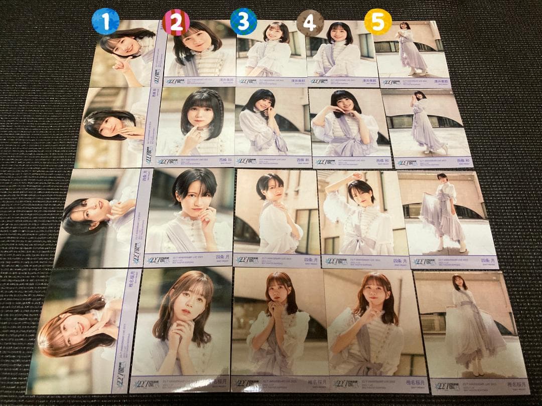 ナナニジ　anniversary live 2023 　旅人算衣装ブロマイド