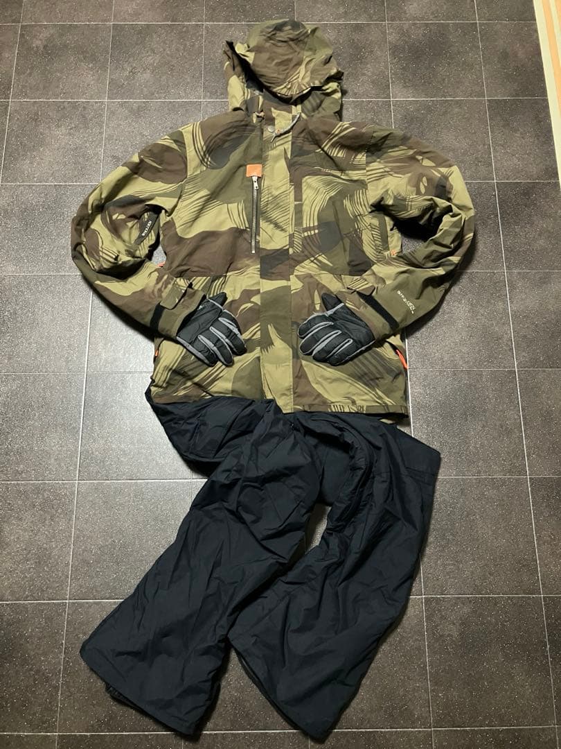 スノーボードウェア　上下セット　手袋付き　メンズ ポイントUP祭!!】スノーボードウェア 上下セット SPOX スポックス