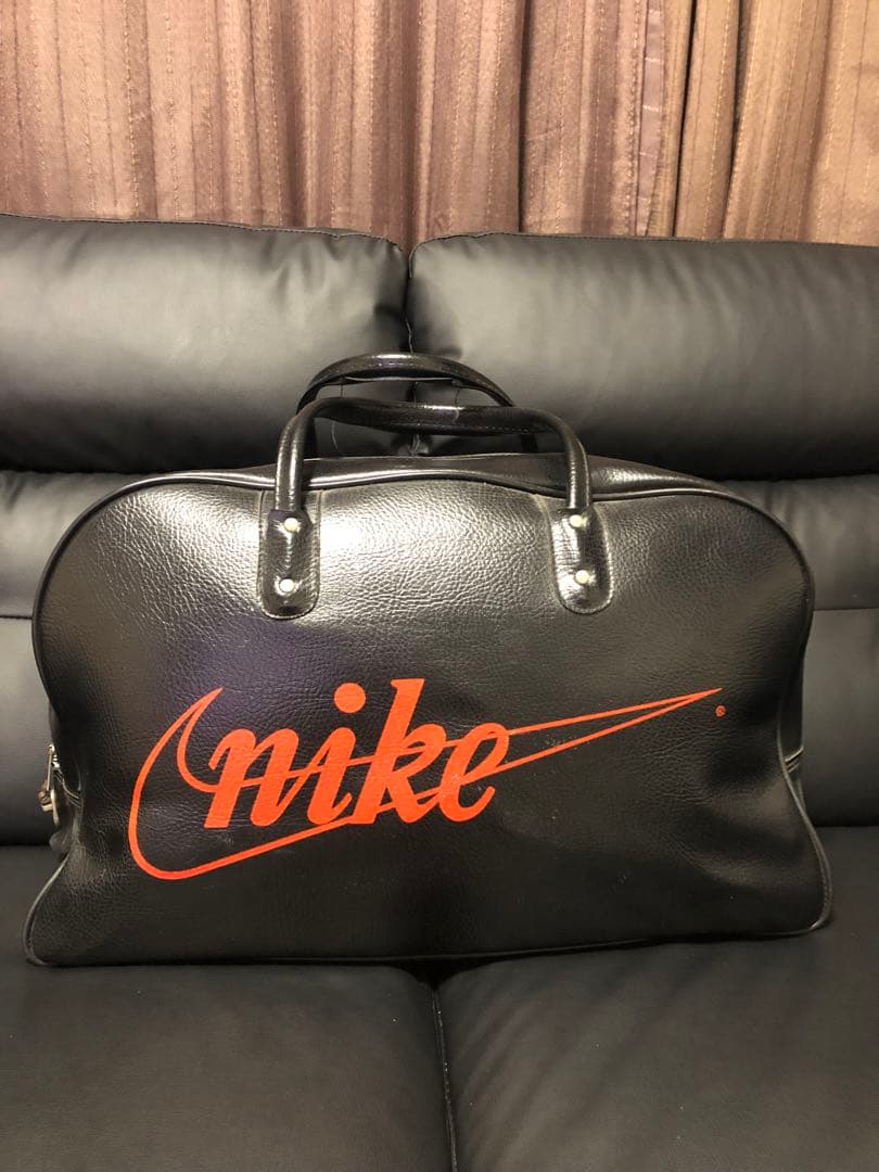 80s NIKE ヴィンテージ レザー ボストンバッグ - メルカリ