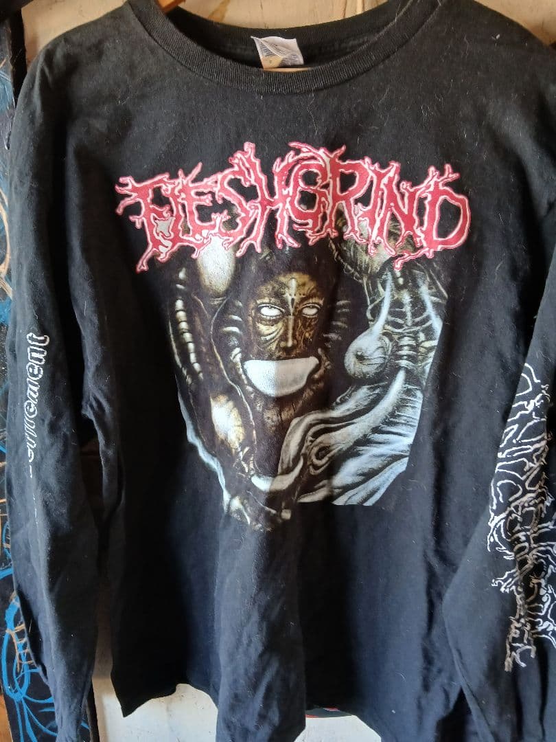 Fleshgrind ロングスリーブシャツ 黒 Columbia（コロンビア） シャツ COLUMBIA BLACK LABEL／メンズ