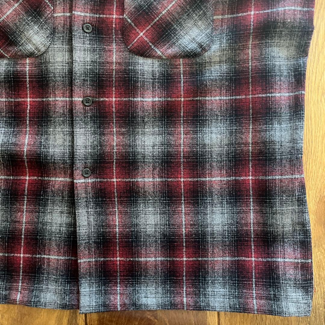 L*a様 -PENDLETON- open collar wool check
