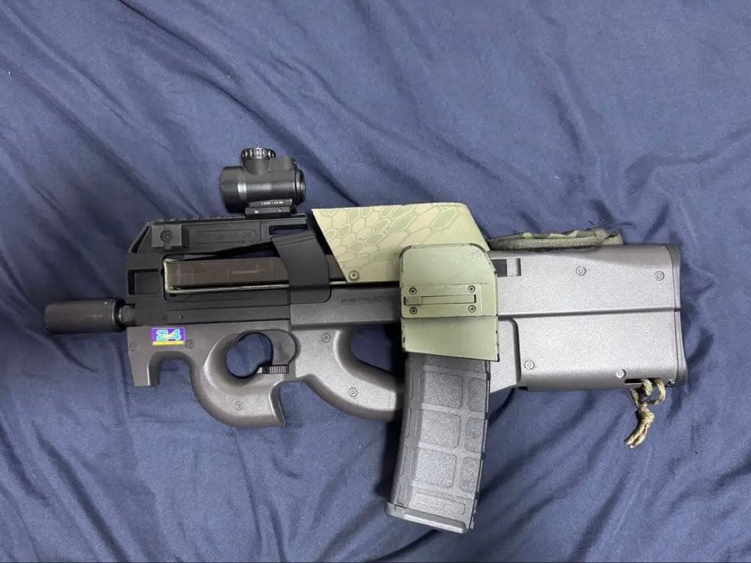 東京マルイ　電動ガン P90ドットサイト・サイレンサー 多弾仕様 カスタム 楽天市場】P90用 チークパッド ストライカー マルイ 電動ガン20mm