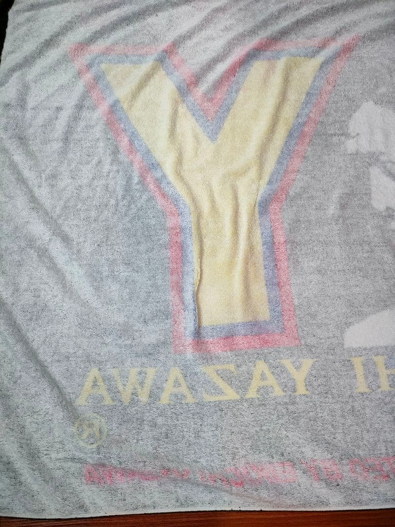 【美品】 矢沢永吉スペシャルビーチタオル横顔シルエット EY SPIRIT