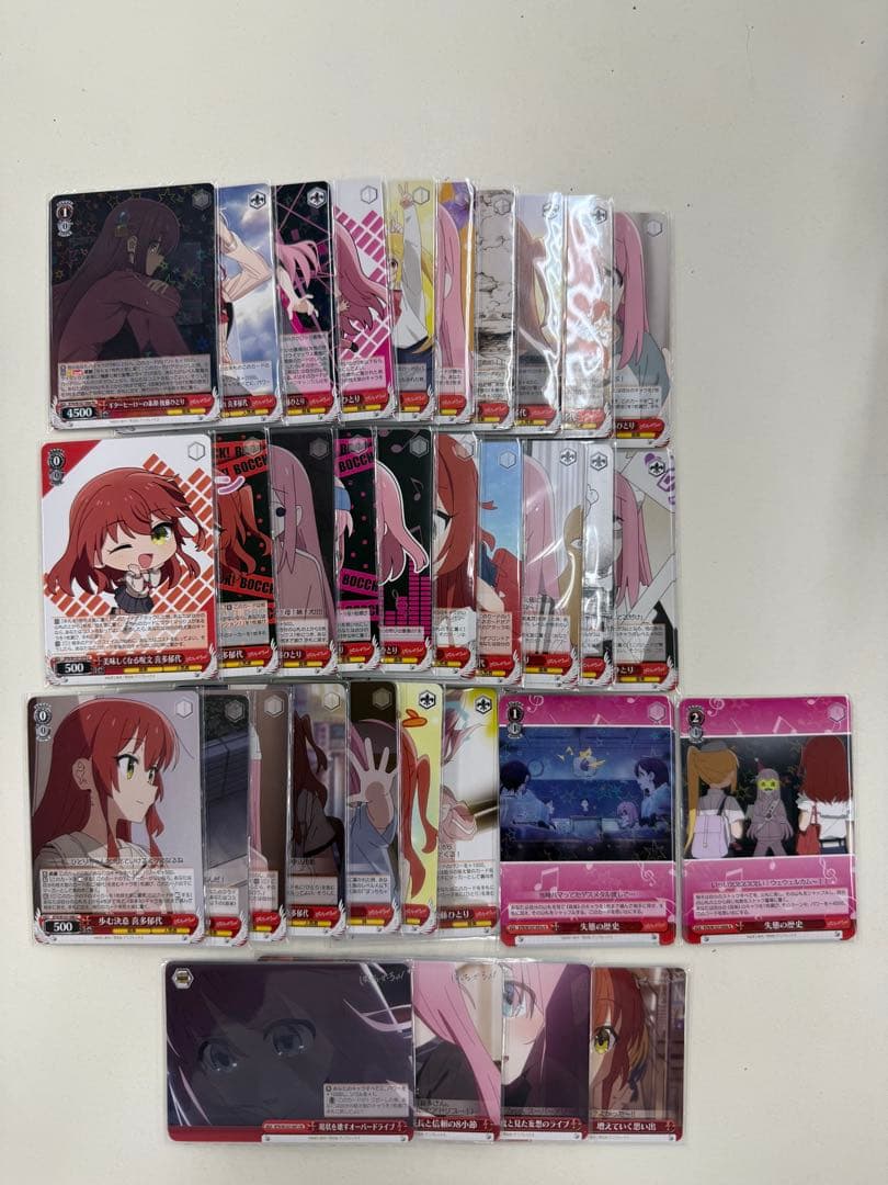 WS ヴァイスシュヴァルツ　ぼっち・ざ・ろっく！　RR以下4コン＋SR1種4枚