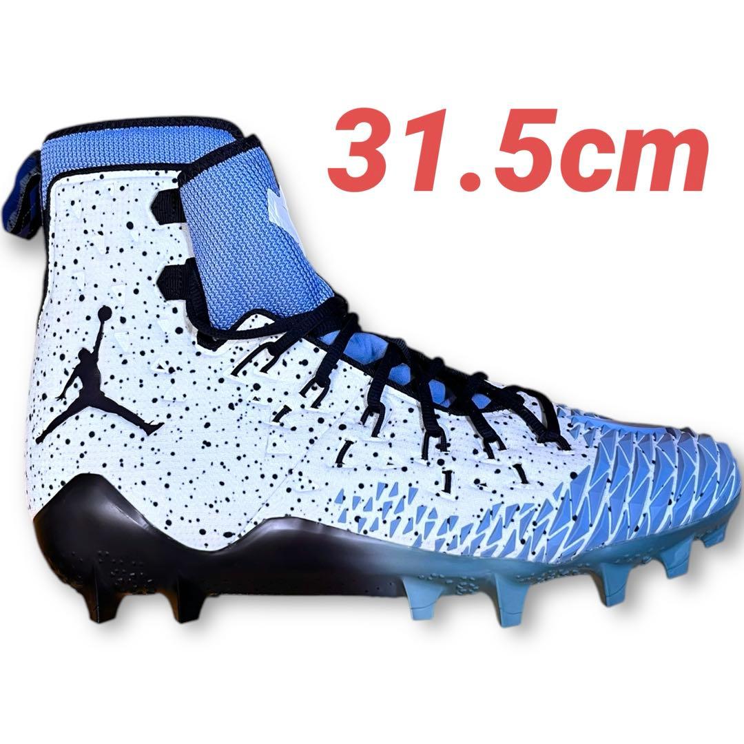 【31.5㎝】JORDAN MENACE ノースカロライナ大 アメフト スパイク 31.5cm】JORDAN MENACE ELITE ノースカロライナ大モデル アメフト