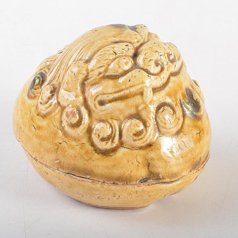 茶道具 黄瀬戸 古瀬戸 獅子 香合 時代箱付 V 6295 - メルカリ