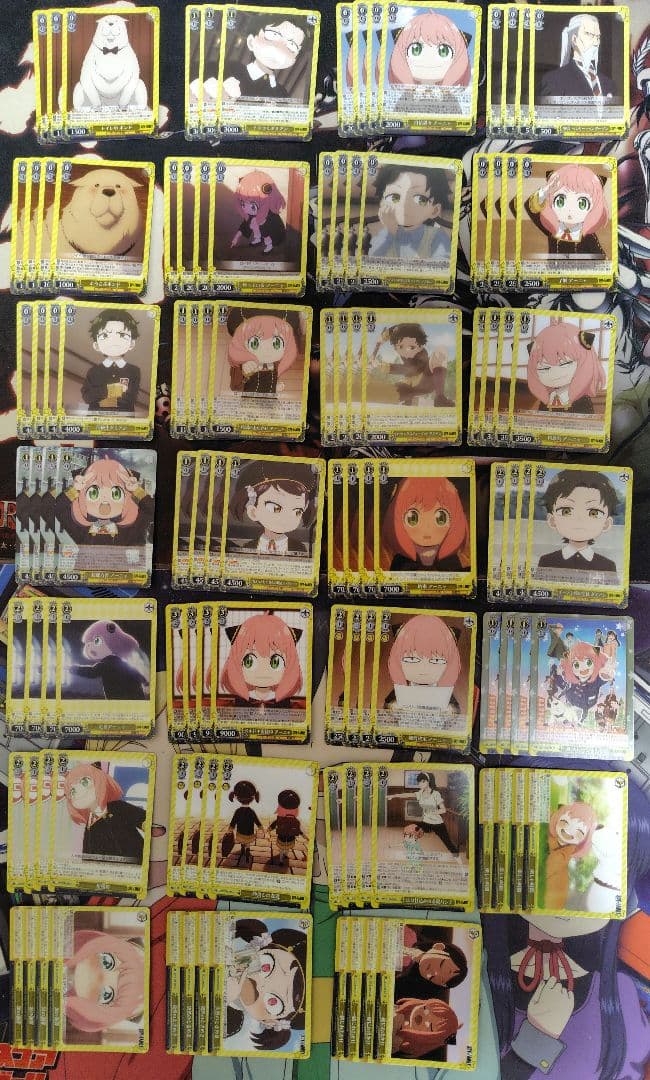 ヴァイスシュヴァルツ スパイファミリー デッキ パーツ まとめ売り