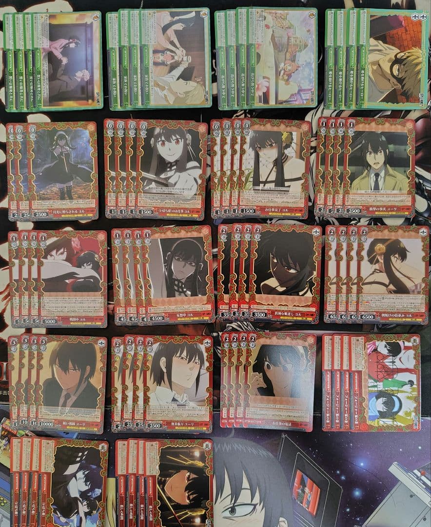 ヴァイスシュヴァルツ スパイファミリー デッキ パーツ まとめ売り