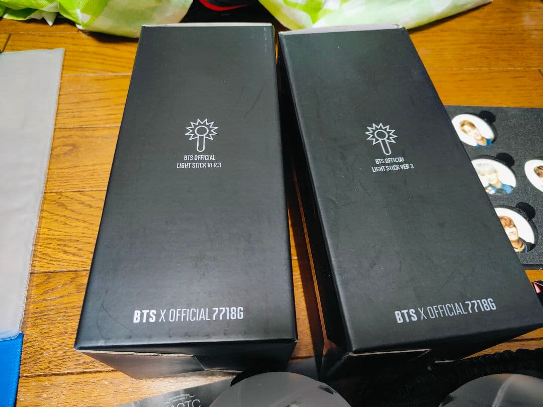 BTS ペンライト ver.3 アミボム トレカ カード 防弾少年団 缶バッジ