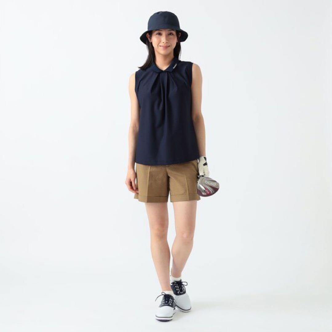 BEAMS GOLF ネイビー ノースリーブシャツ - メルカリ