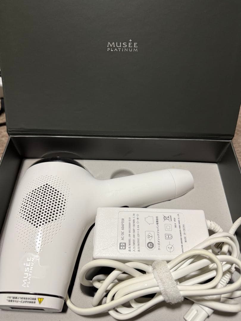 MUSEE PLATINUM 脱毛器 ホワイト ミュゼ ミュゼ プラチナム エピフォト スキンケアプロ 美容脱毛器