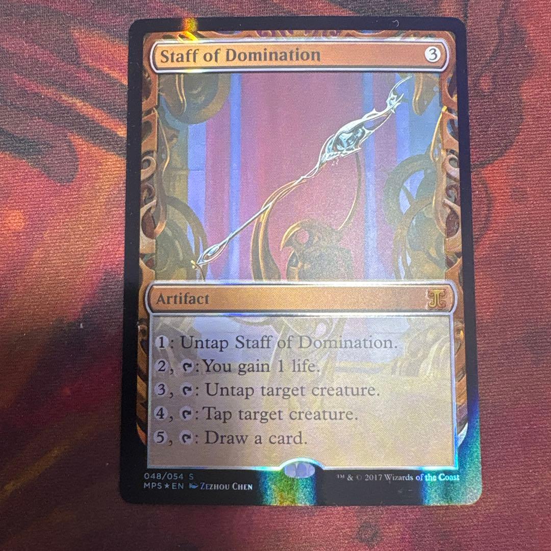 【Foil】《威圧の杖》※部分光沢[MPS]