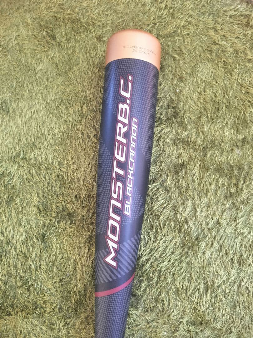 未使用最安MONSTER B.C.モンスターブラックキャノン83cm限定ゴールド ゼット（ZETT） バット 大人 一般 軟式バット モンスターブラック