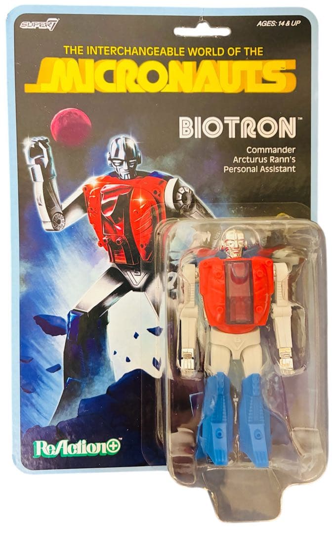 MICRONAUTS BIOTRON フィギュア　ロボットマン　ミクロマン　特撮 Power Dome Open! Thanks for Akira kun! あきらくん、ありがとう