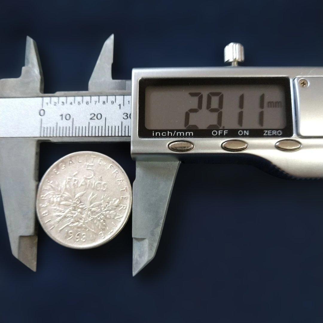 フランス5フラン銀貨 1963 1966 2枚セット種を蒔く人 銀835 - メルカリ