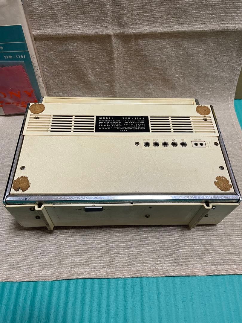 SONY 昭和39年販売 トランジスタラジオ TFM116J