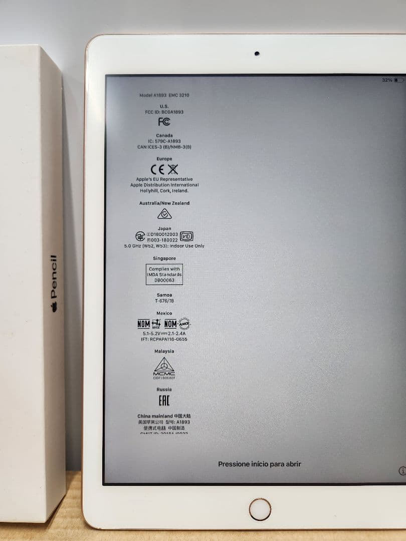 美品 iPad 第6世代 32GB A1893 Apple Pencil付 - メルカリ