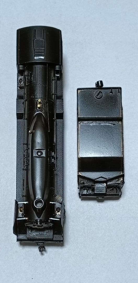 HOゲージ 天賞堂 アダチ Ｄ51半流蒸気機関車、カンモーター、メンテナンス済