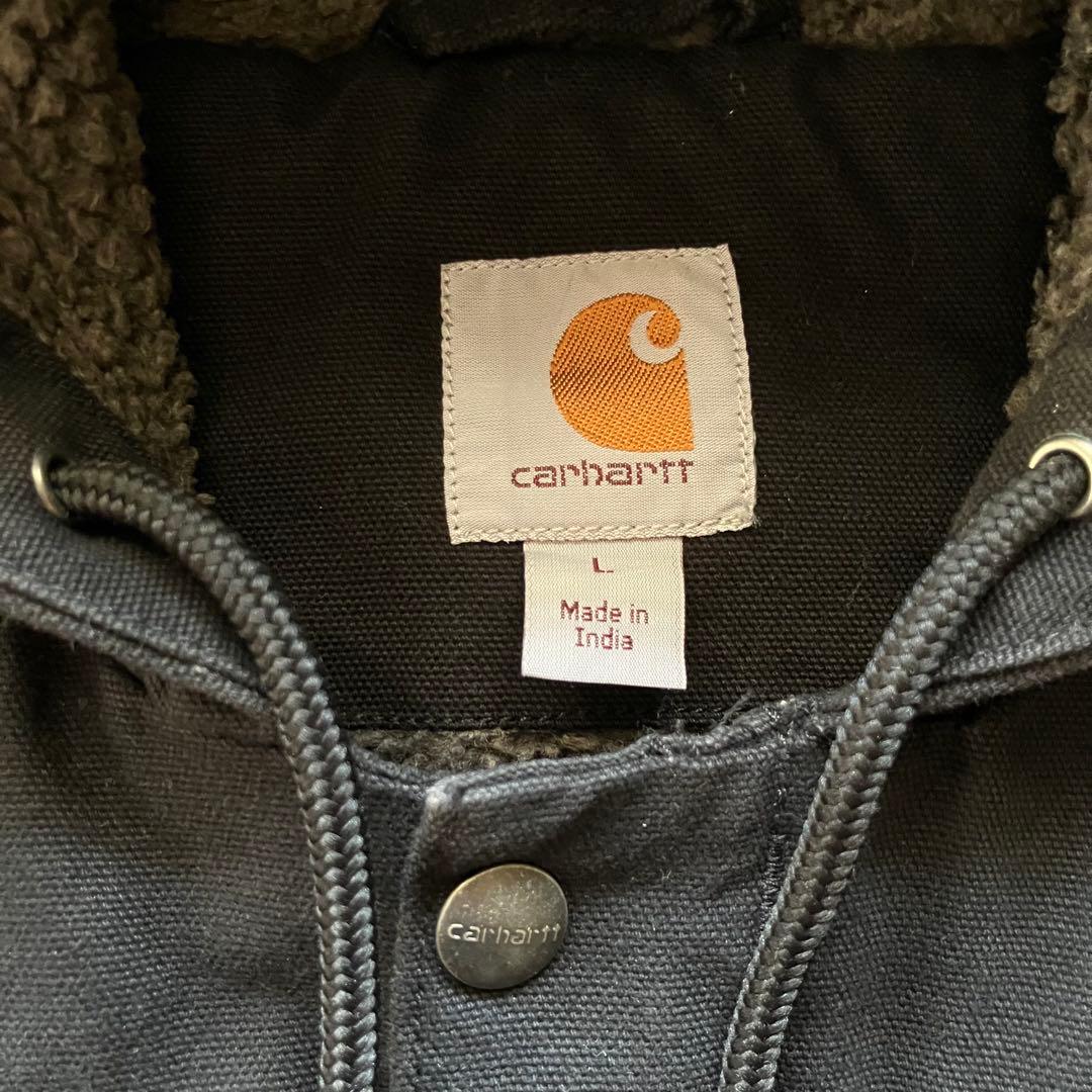 美品！Carhartt バートレットジャケット ブラック L コート J284