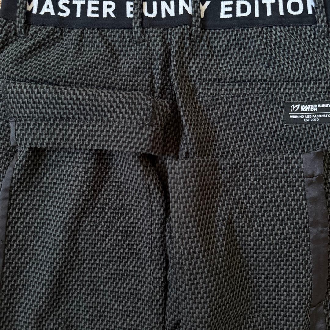 人気デザイン マスターバニー パンツ S〜M相当 総柄 黒 グレー 3
