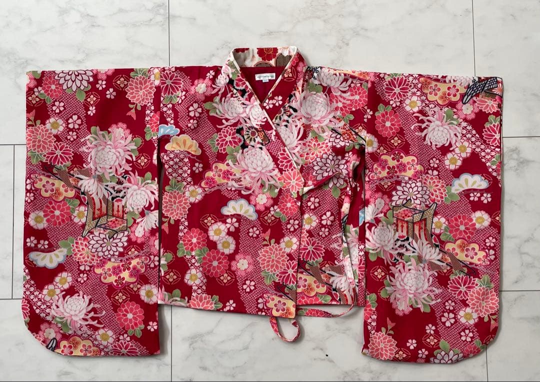 キャサリンコテージ⭐️髪飾り、ブーツ、肌襦袢付き！いにしえ華車赤