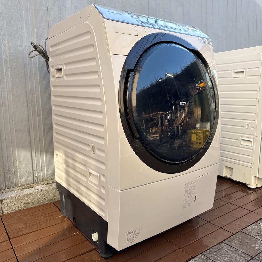 Panasonic ドラム式洗濯乾燥機 10kg エコナビ搭載 希少カラー - メルカリ