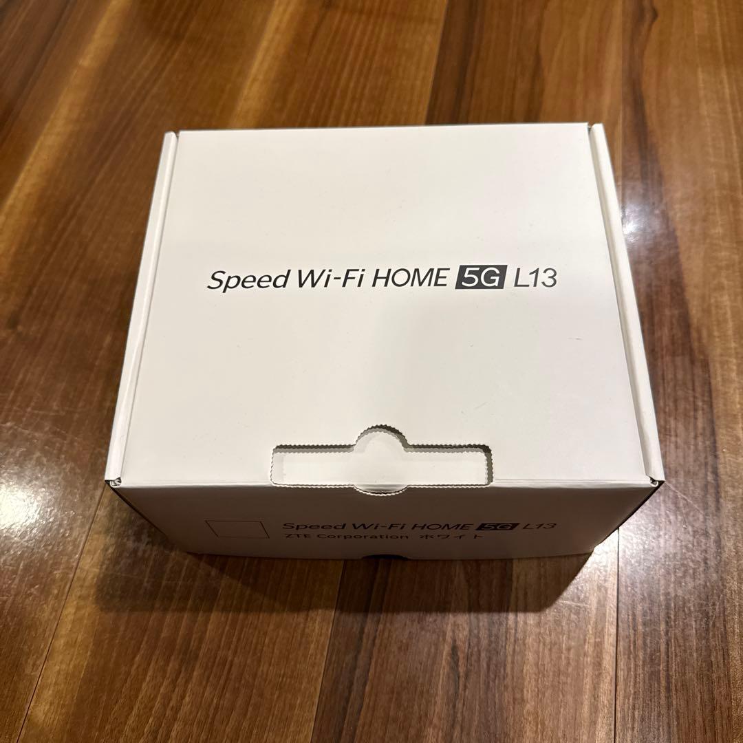 新品未使用】Speed Wi-Fi HOME 5G L13 本体 - メルカリ