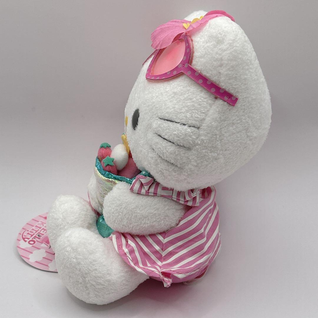 【希少✨タグ付き】サンリオハローキティぬいぐるみ　2005年サマードール　レトロ