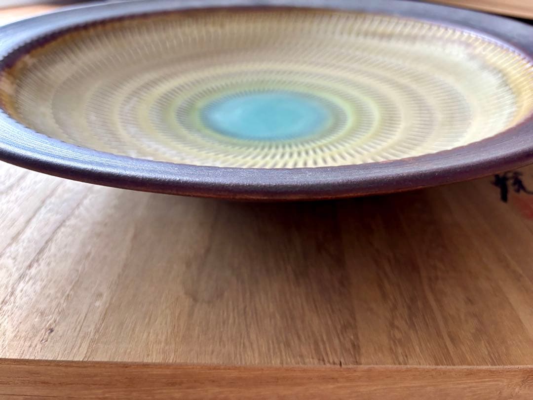 #大皿3枚セット（木箱付き）太田富隆　武田敏男