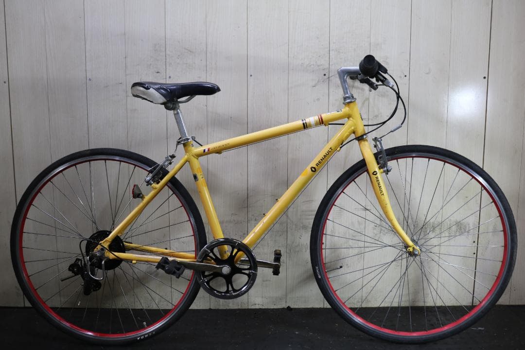 ルノー（RENAULT）700C シマノ6速 アルミ 440mm YELLOW 700×28C クロスバイク ルノー RENAULT ALCRB7006 LIGHT(Soda Blue/外装
