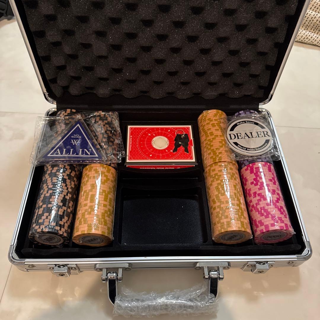 ヨコサワポーカーセット アルミケース入り オリジナルポーカーセット – World Wide Yokosawa
