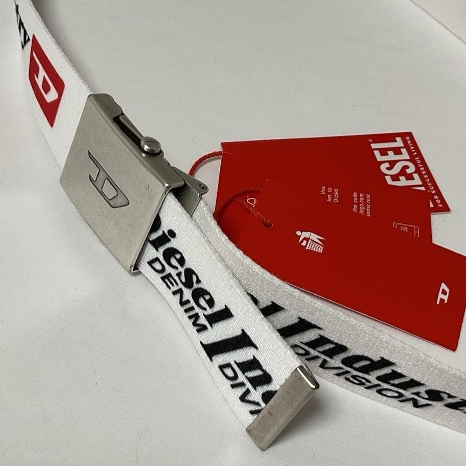 ディーゼル X09842 90 ウェビング ベルト ユニセックス - メルカリ