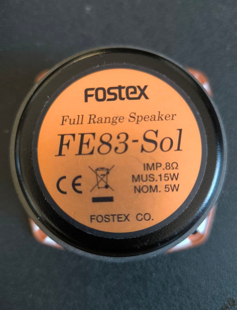 FOSTEX 8cmフルレンジユニット FE83-Sol - メルカリ