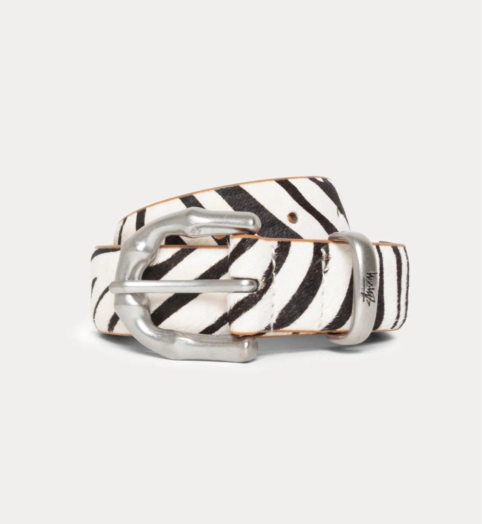 小物 STUSSY BAMBOO BUCKLE BELT L/XL Bamboo Buckle Belt – Hairy Leopard | Accessories | Stüssy